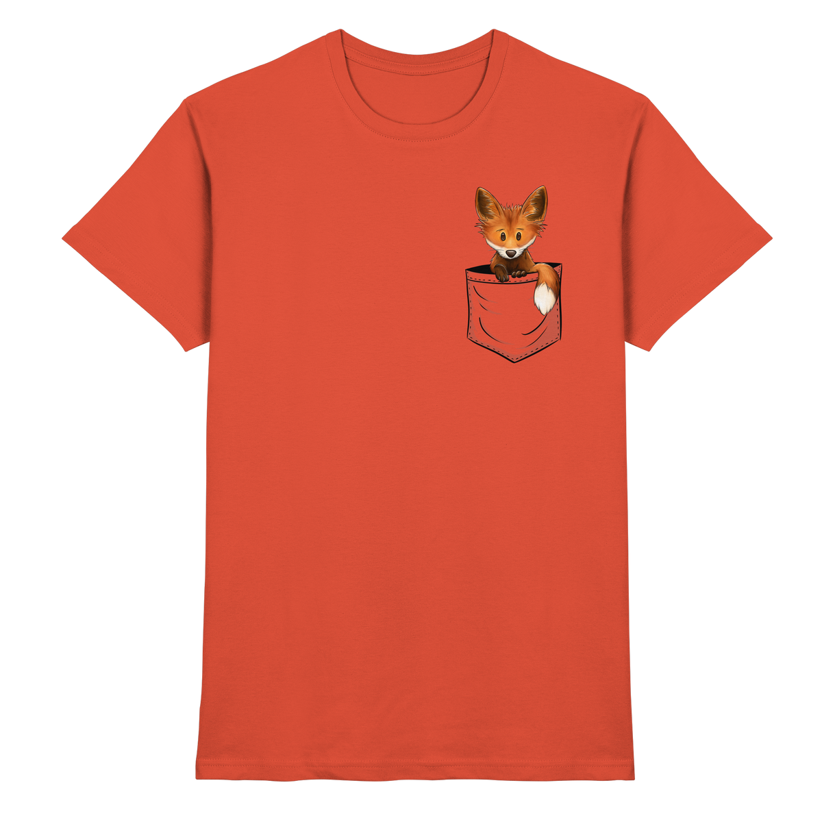Funky Fuchs in der Tasche - Premium Shirt
