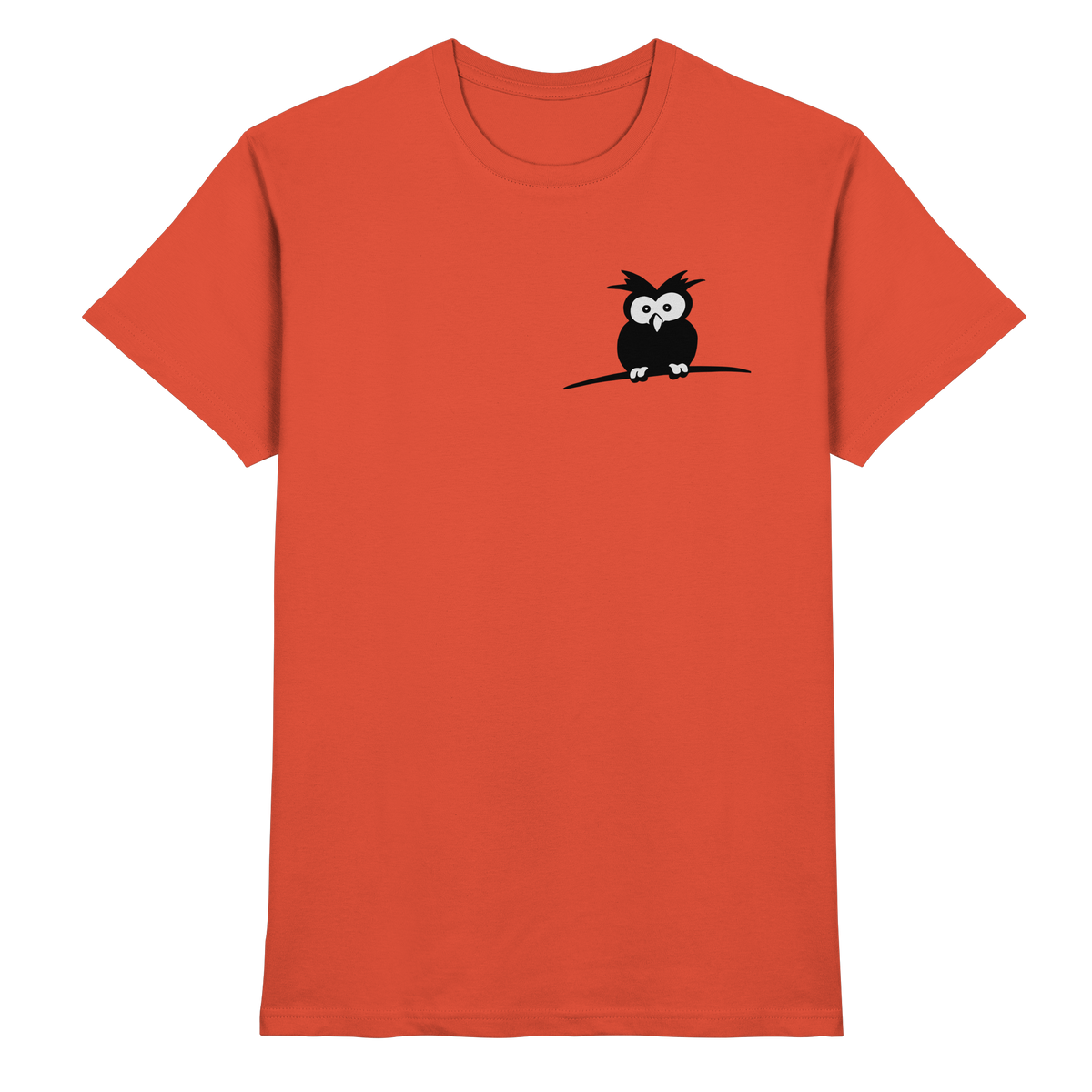 Kleine struppige Eule - Premium Shirt