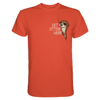Get Otter Here | Lustiger Otter Kalauer - Premium Shirt