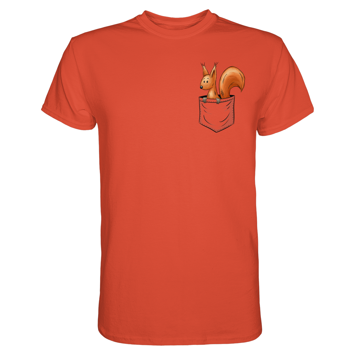 Lässiges Eichhörnchen In Tasche - Premium Shirt