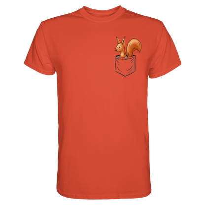 Lässiges Eichhörnchen In Tasche - Premium Shirt