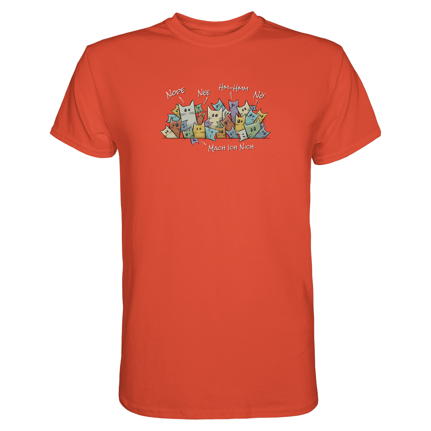 Nope, Nee, Nö Katzen - Premium Shirt