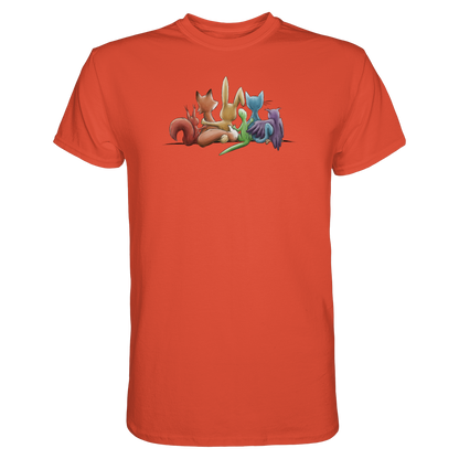 Regenbogen Tiere für Freundschaft, Toleranz und Vielfalt - Premium Shirt