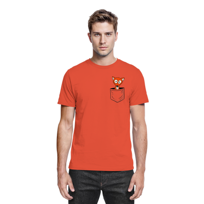 Fuchs in der Brusttasche | Taschen-Fuchs - Premium Shirt