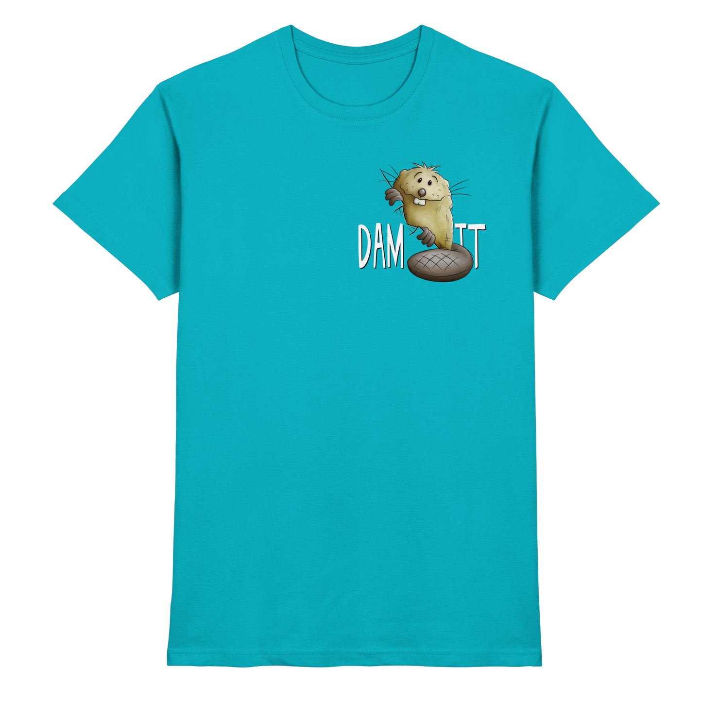 Dam It Verdammt Lustiger Biber - Premium Shirt