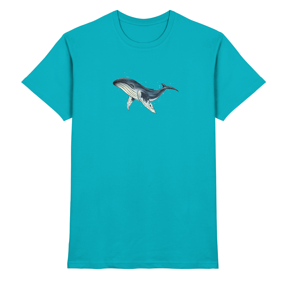 Tiefsee Ozean-Riese Buckelwal - Premium Shirt