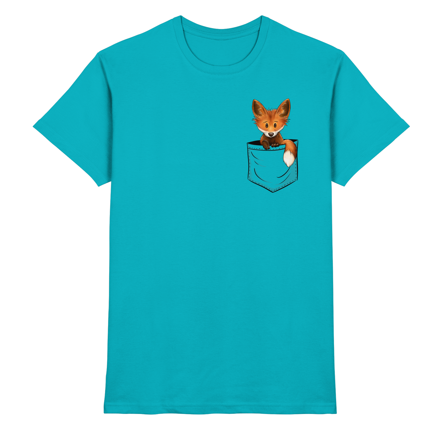 Funky Fuchs in der Tasche - Premium Shirt