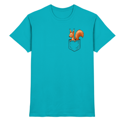 Lässiges Eichhörnchen In Tasche - Premium Shirt
