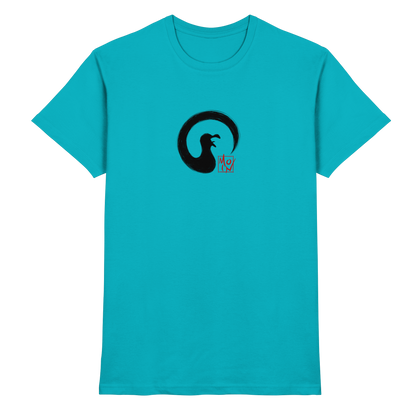 Moin kreischende japanische Enso Möwe - Premium Shirt