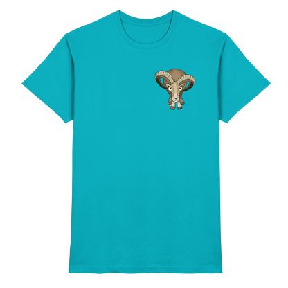 Bockiges Mufflon Widder Schafbock - Premium Shirt