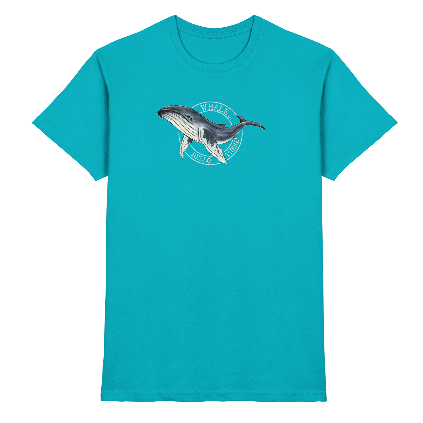 Whale, Hello There | Buckelwal - Premium Shirt