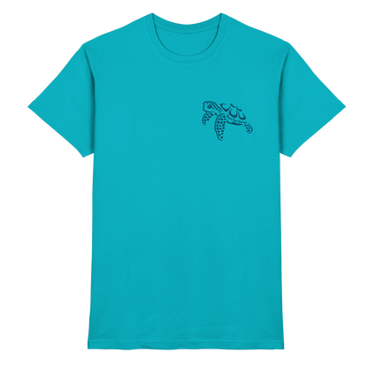 Lässig lustige Wasserschildkröte - Premium Shirt