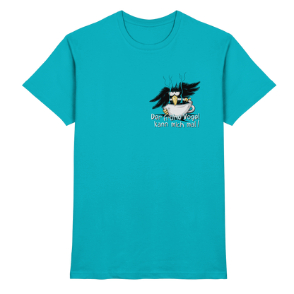 Der frühe Vogel kann mich mal | Kaffee Rabe - Premium Shirt