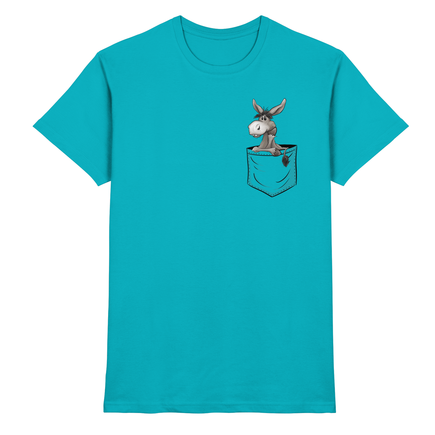 Bockiger Esel in Deiner Tasche - Premium Shirt