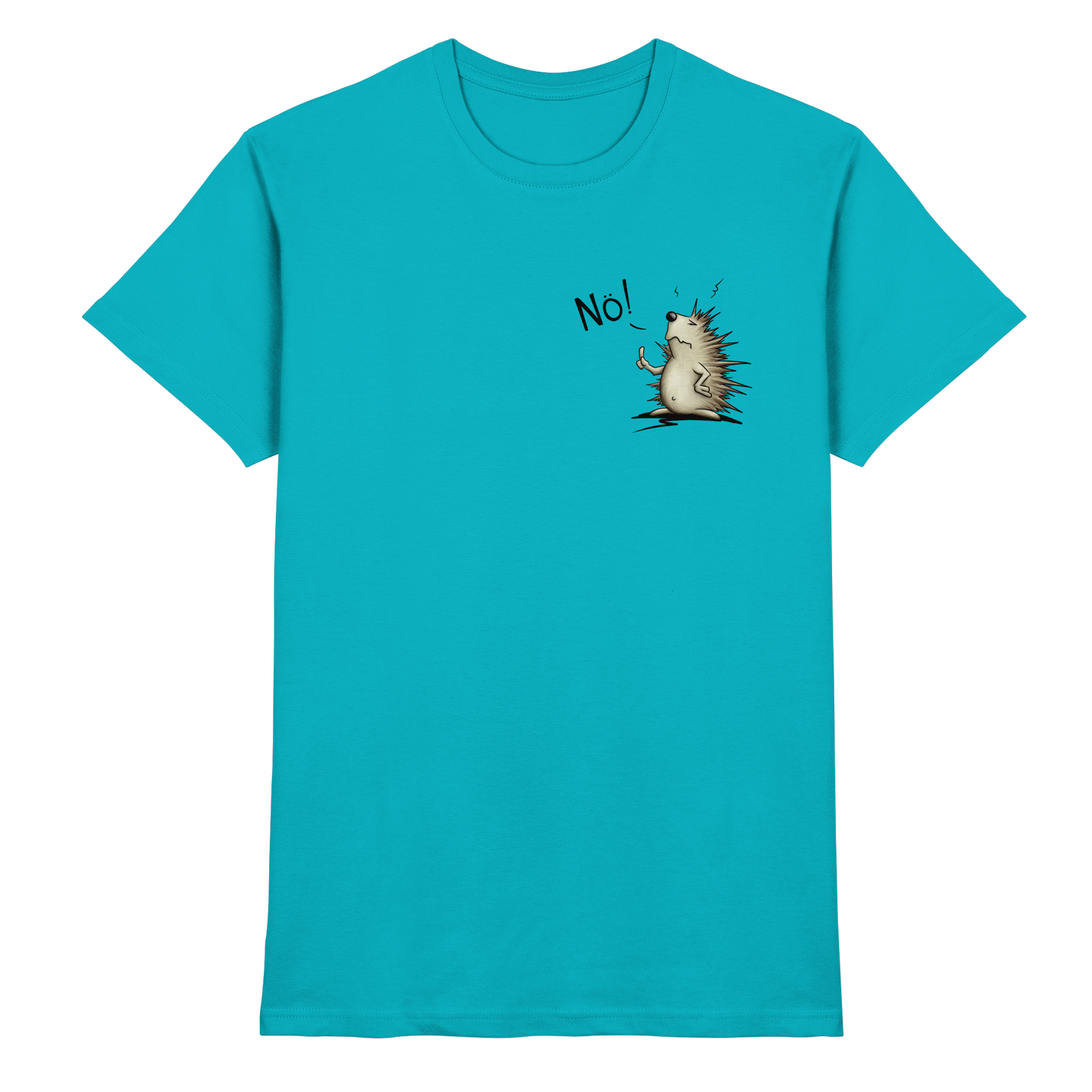 Nö! Grummeliger Igel - Premium Shirt