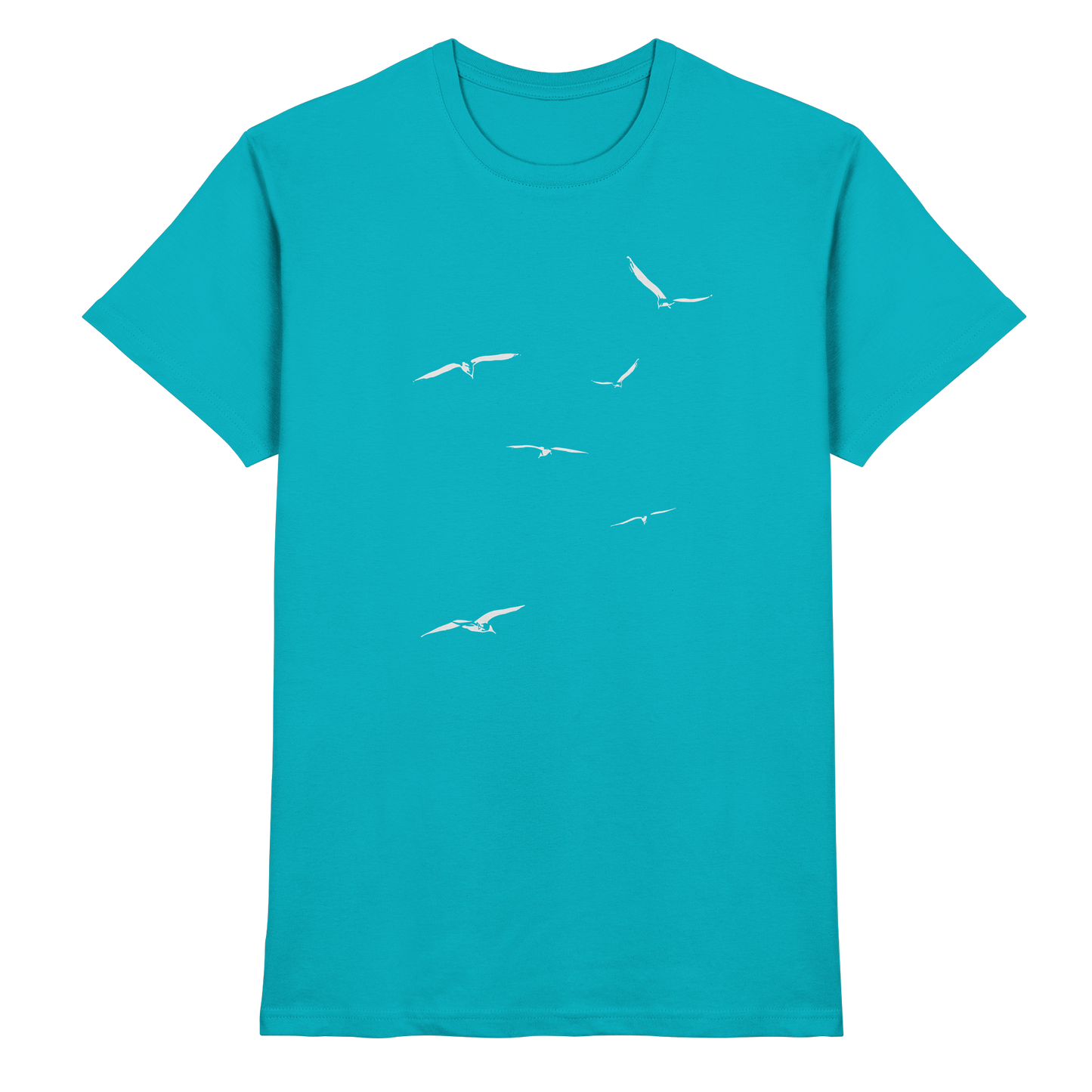 Vogelschwarm – Traum vom Fliegen - Premium Shirt