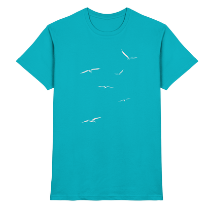 Vogelschwarm – Traum vom Fliegen - Premium Shirt