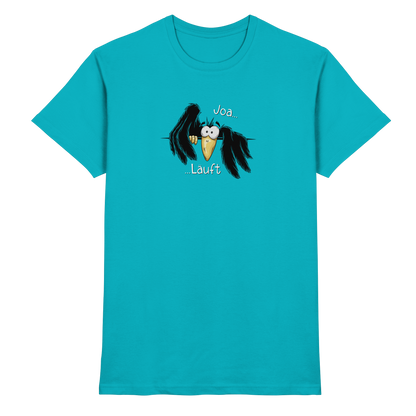 Joa Läuft Krähe gechillter Rabe - Premium Shirt