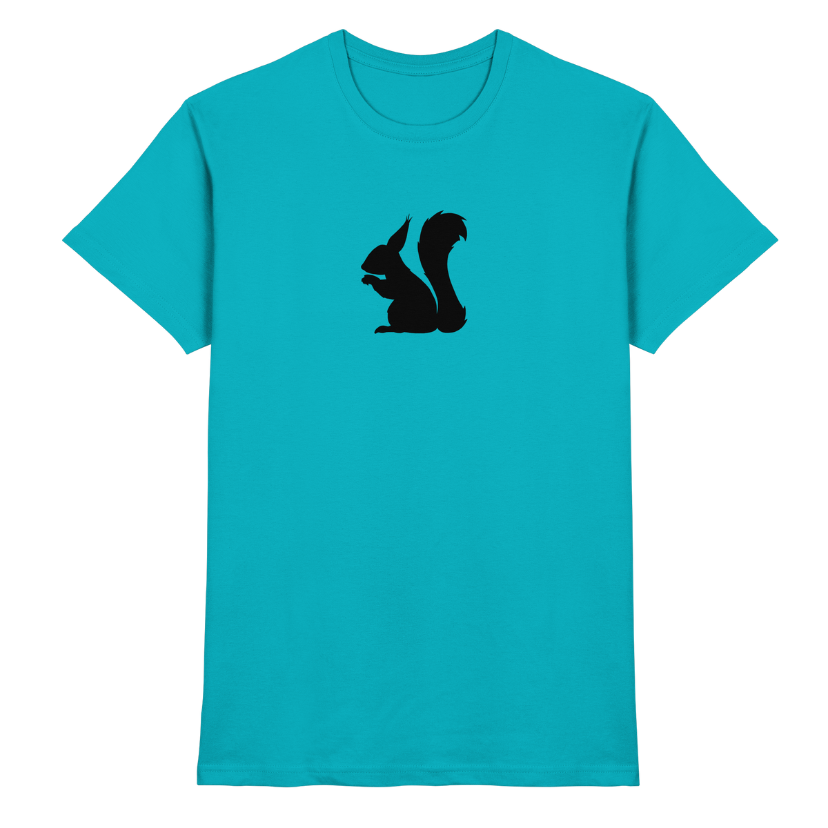 Eichhörnchen Silhouette - Premium Shirt