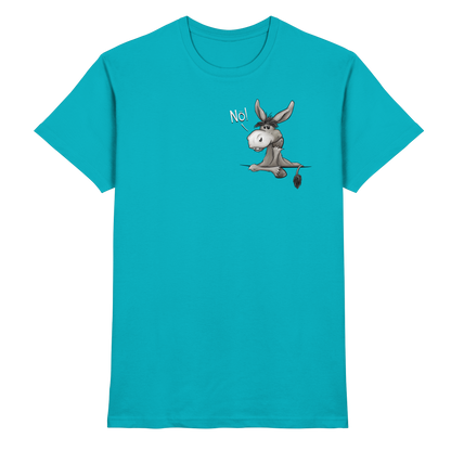 Nö! Störrischer Esel - Premium Shirt