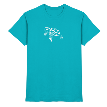 schwimmende Meeres-Schildkröte - Premium Shirt