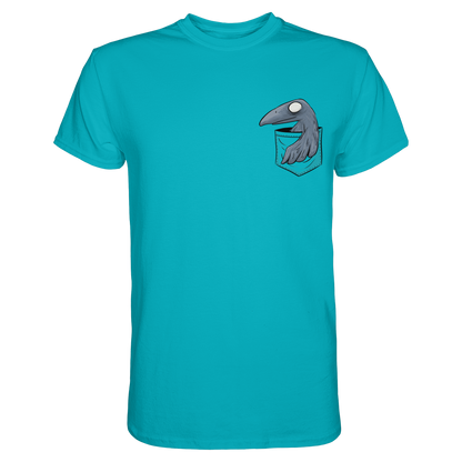 Grufti Rabe Krähe in der Tasche - Premium Shirt