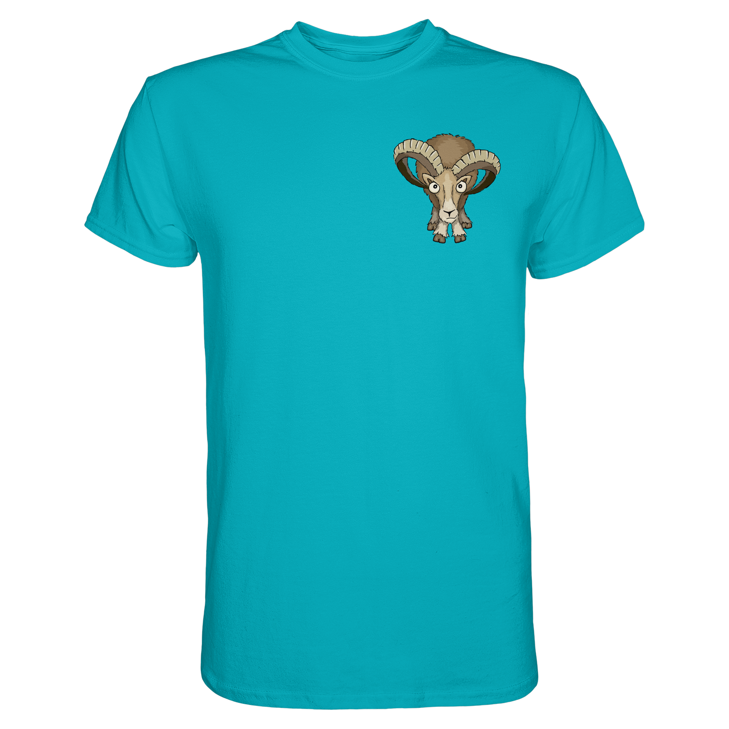 Bockiges Mufflon Widder Schafbock - Premium Shirt