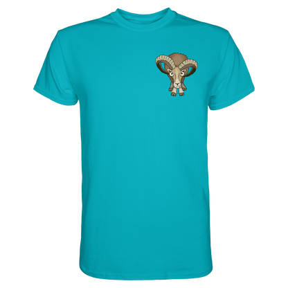 Bockiges Mufflon Widder Schafbock - Premium Shirt