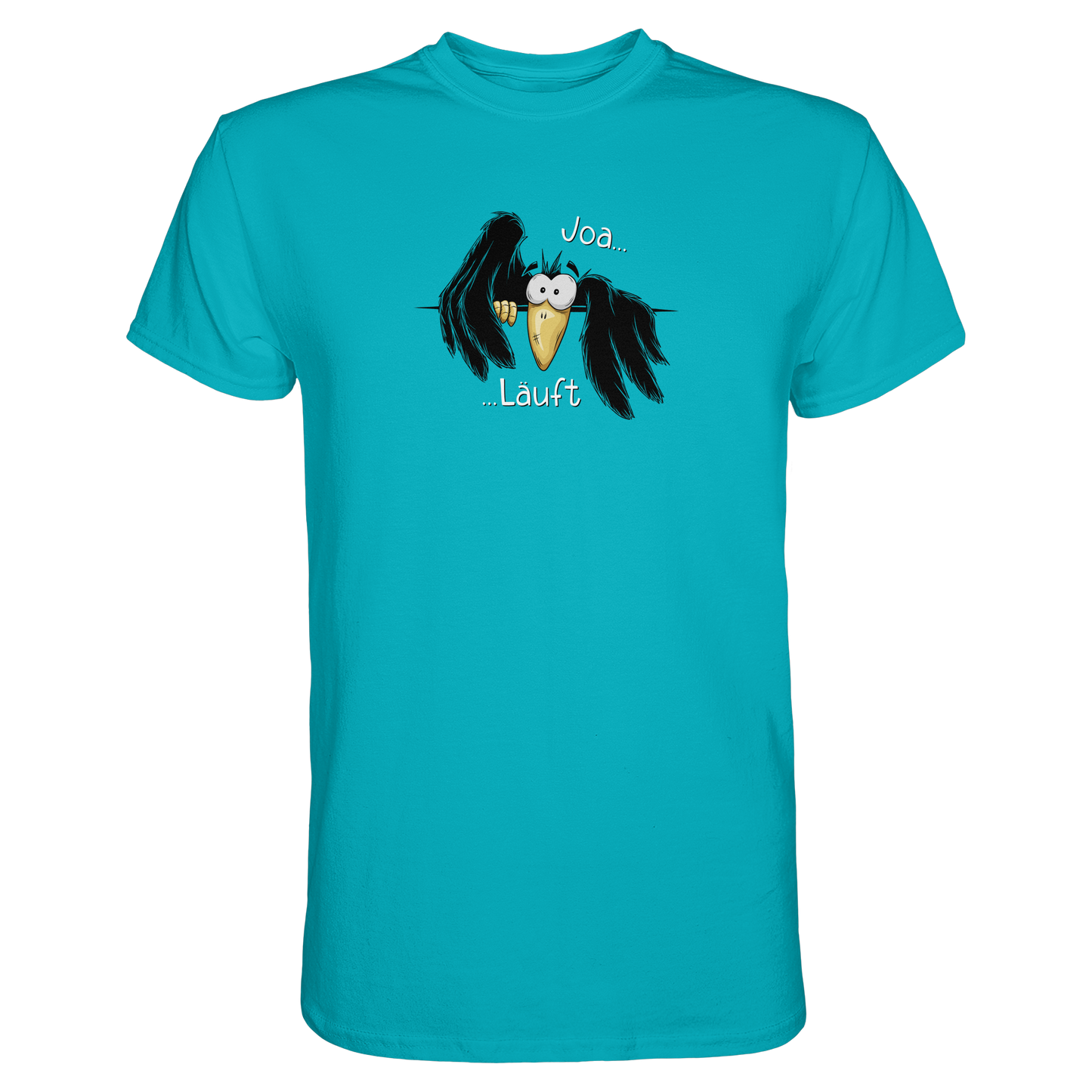 Joa Läuft Krähe gechillter Rabe - Premium Shirt