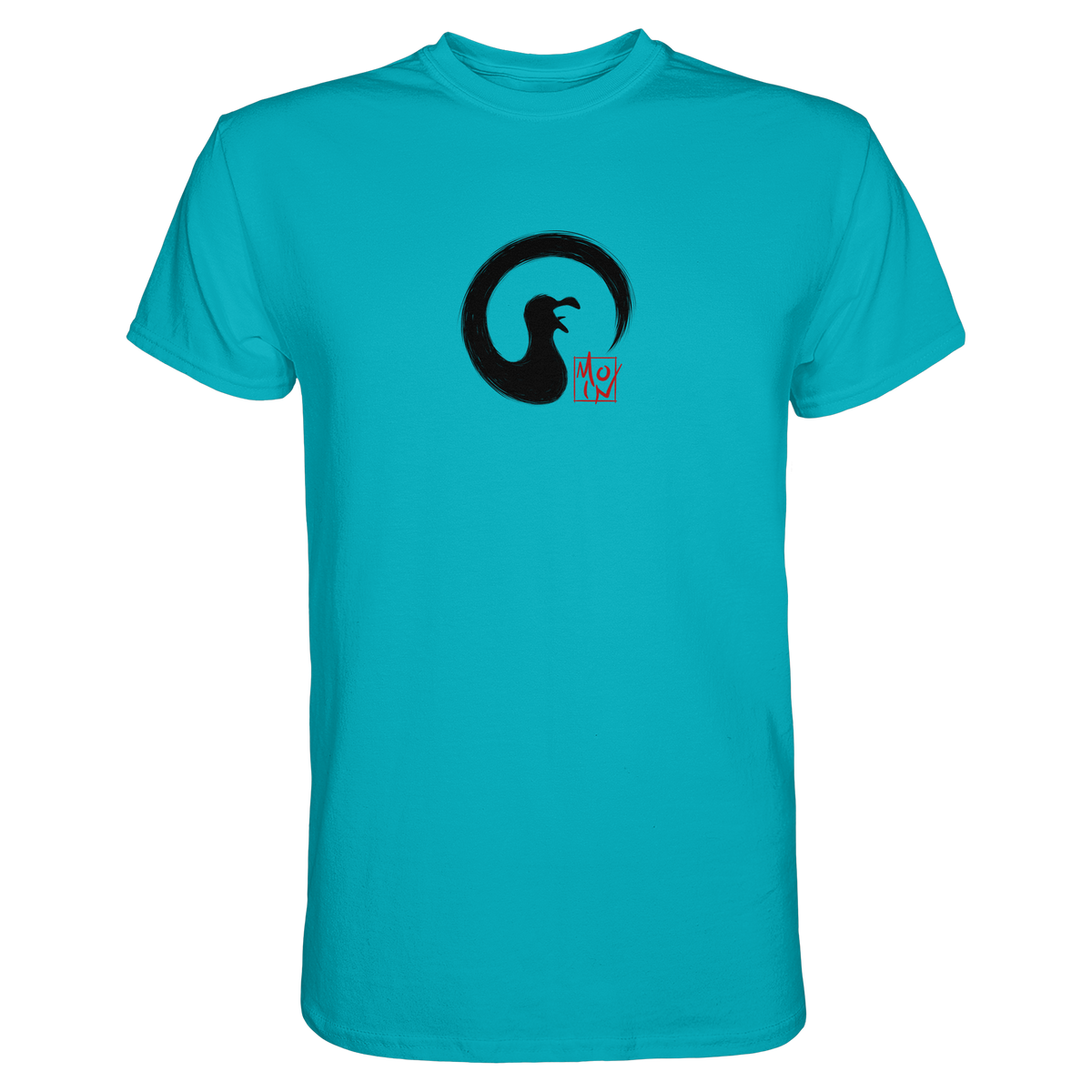 Moin kreischende japanische Enso Möwe - Premium Shirt
