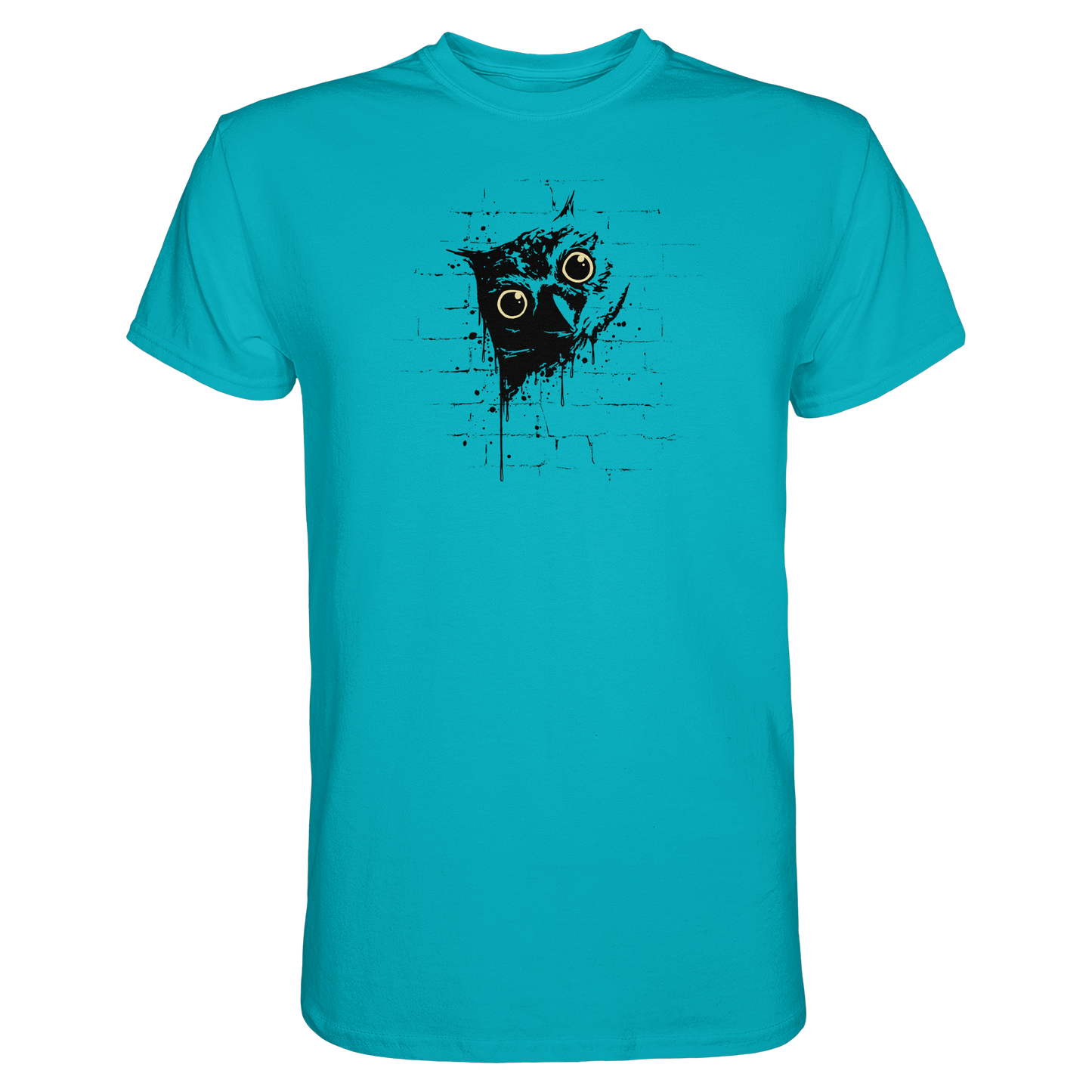 Lässige Street Art Eule - Premium Shirt