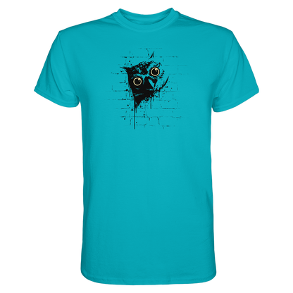 Lässige Street Art Eule - Premium Shirt