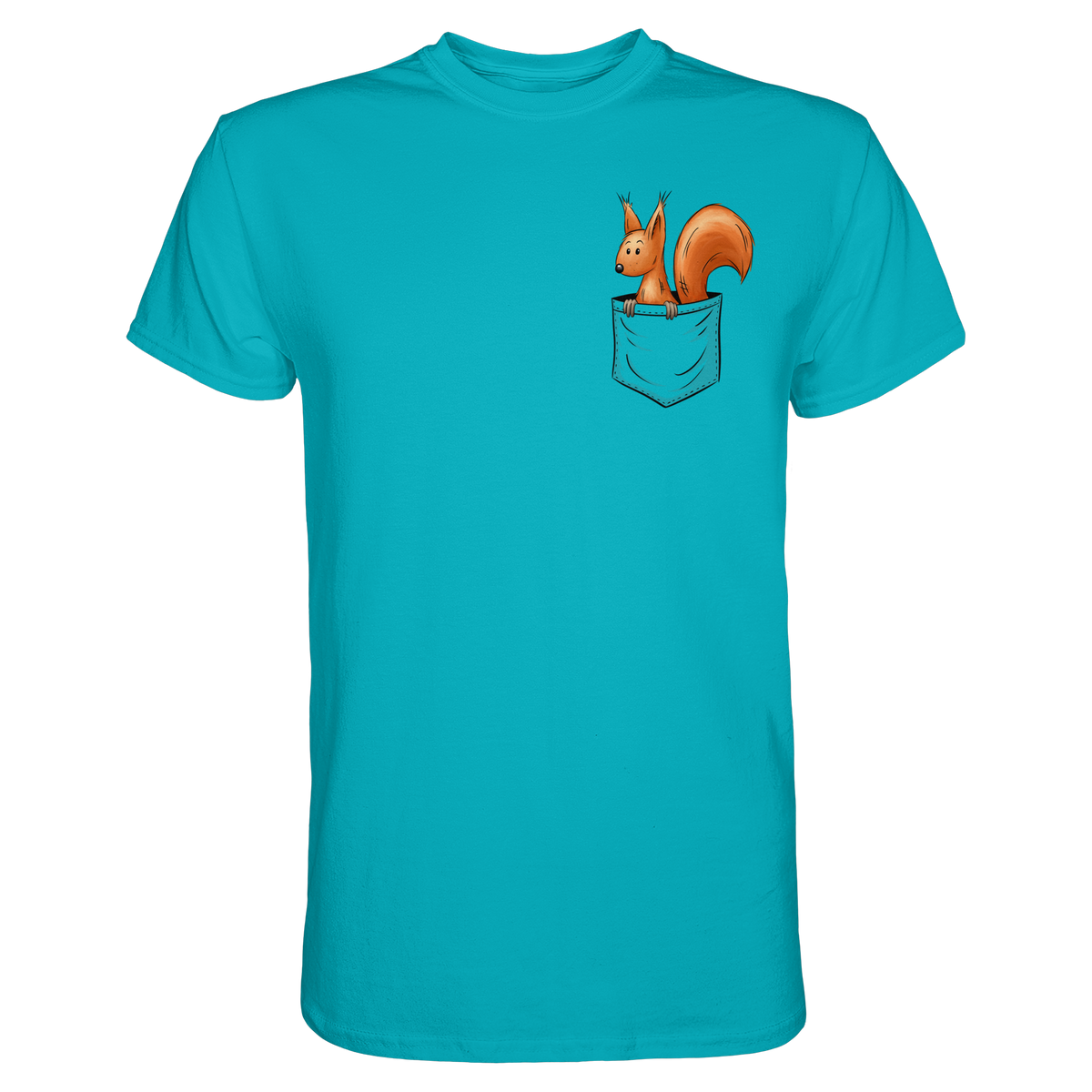 Lässiges Eichhörnchen In Tasche - Premium Shirt