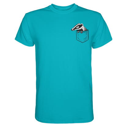 Lustig gemütlicher Dachs In der Tasche - Premium Shirt