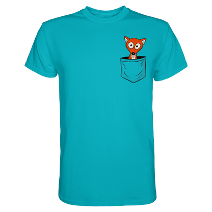Fuchs in der Brusttasche | Taschen-Fuchs - Premium Shirt