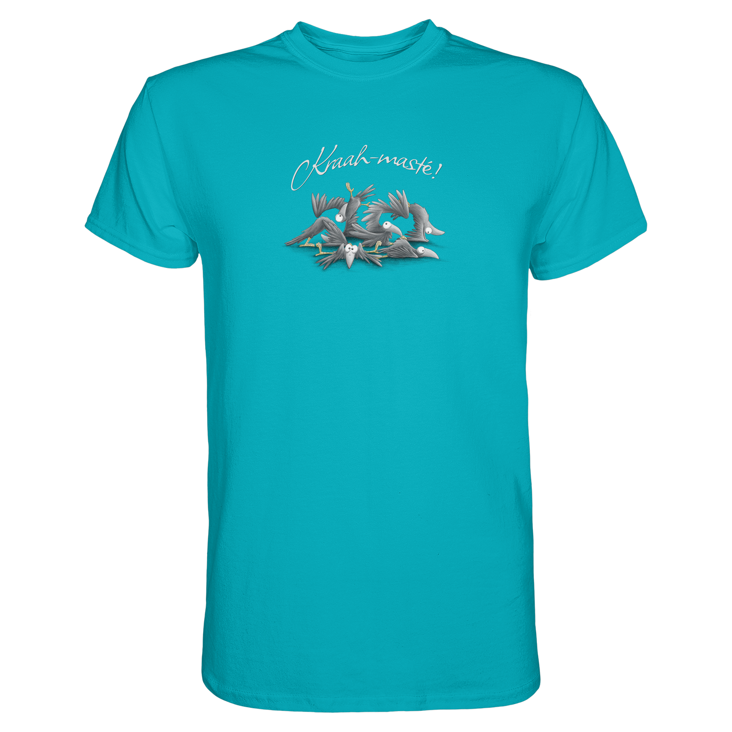 Kraah-masté! Yoga Raben Krähen - Premium Shirt