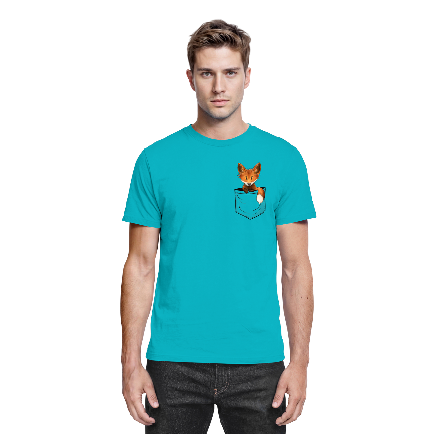 Funky Fuchs in der Tasche - Premium Shirt