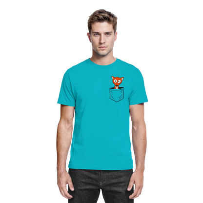 Fuchs in der Brusttasche | Taschen-Fuchs - Premium Shirt