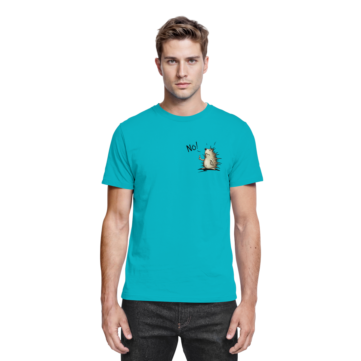 Nö! Grummeliger Igel - Premium Shirt