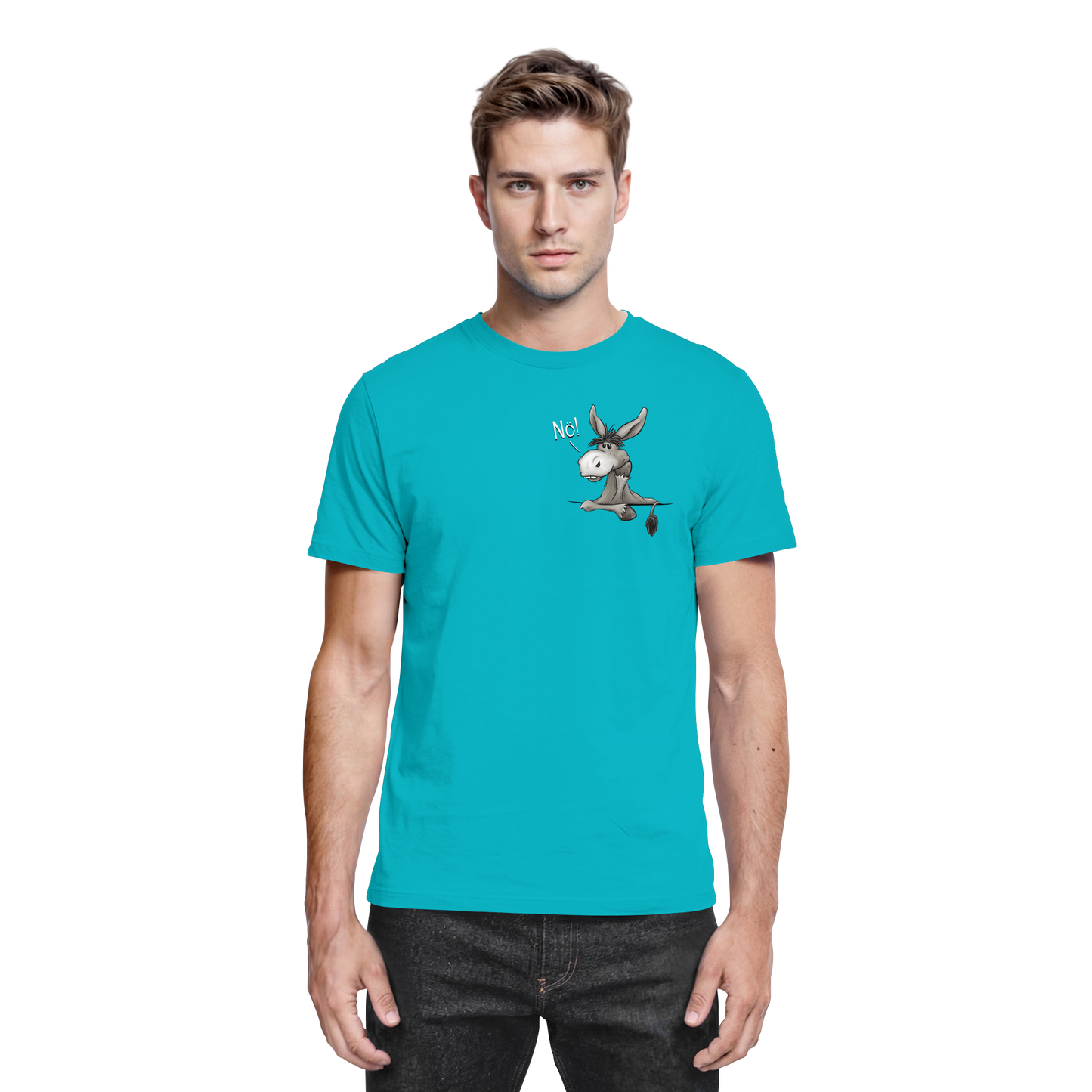 Nö! Störrischer Esel - Premium Shirt