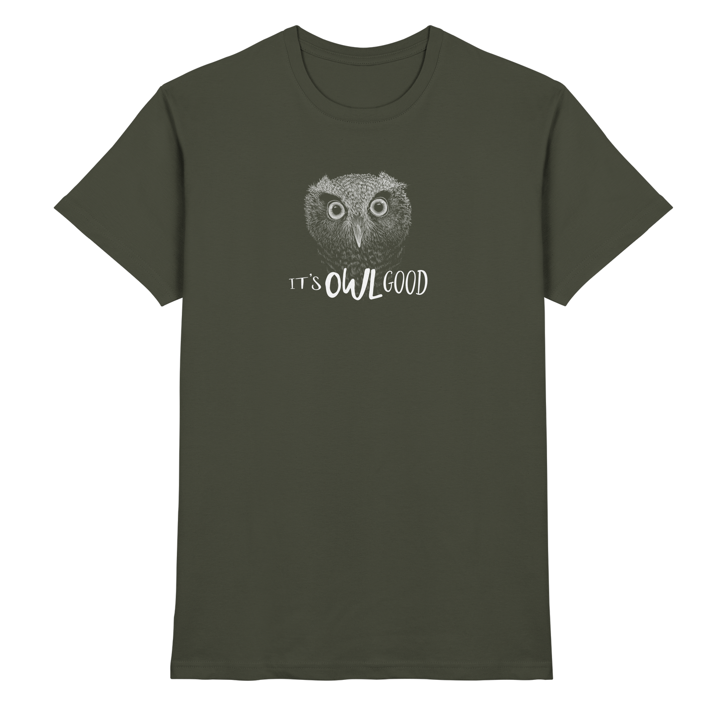 OWL Good | Kritzel-Kunst-Eule - Premium Shirt