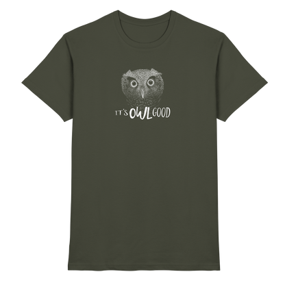 OWL Good | Kritzel-Kunst-Eule - Premium Shirt