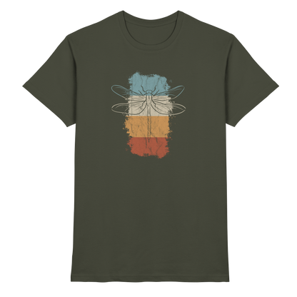 Retro Kunst Libelle | Vintage Dragonfly - Premium Shirt