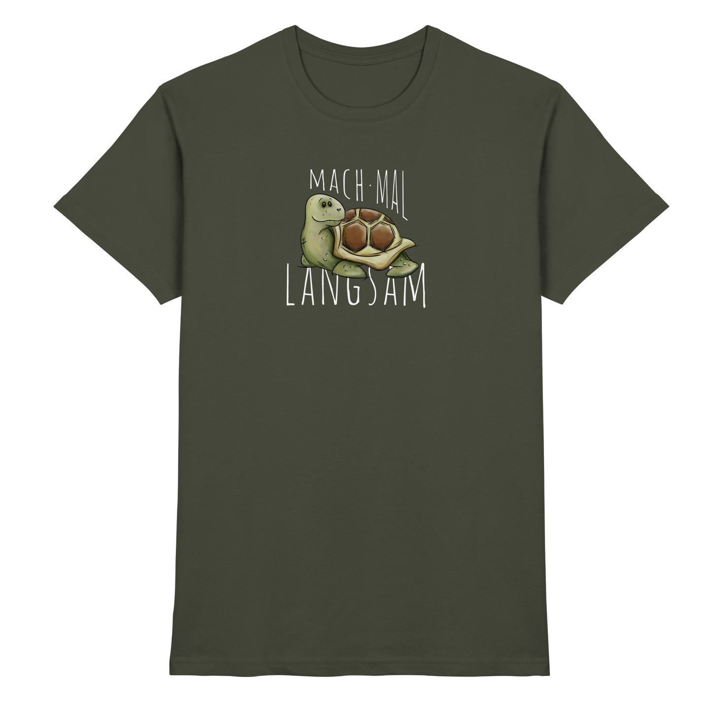 Mach mal langsam Schildkröte - Premium Shirt