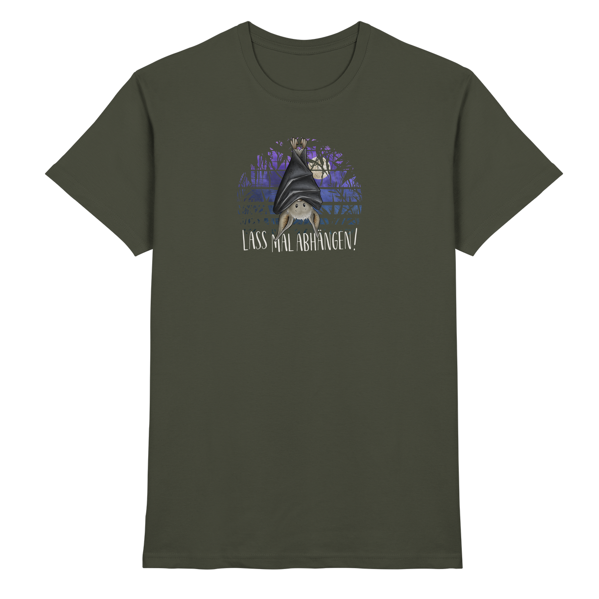 Lass mal abhängen Fledermaus - Premium Shirt
