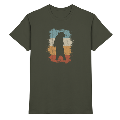 Retro Bären-Silhouette - Premium Shirt