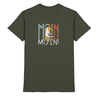 Moin Moin norddeutsche Möwe - Premium Shirt