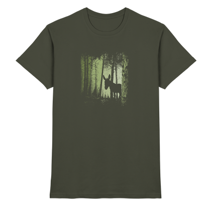 Esel im Zwielicht-Wald - Premium Shirt