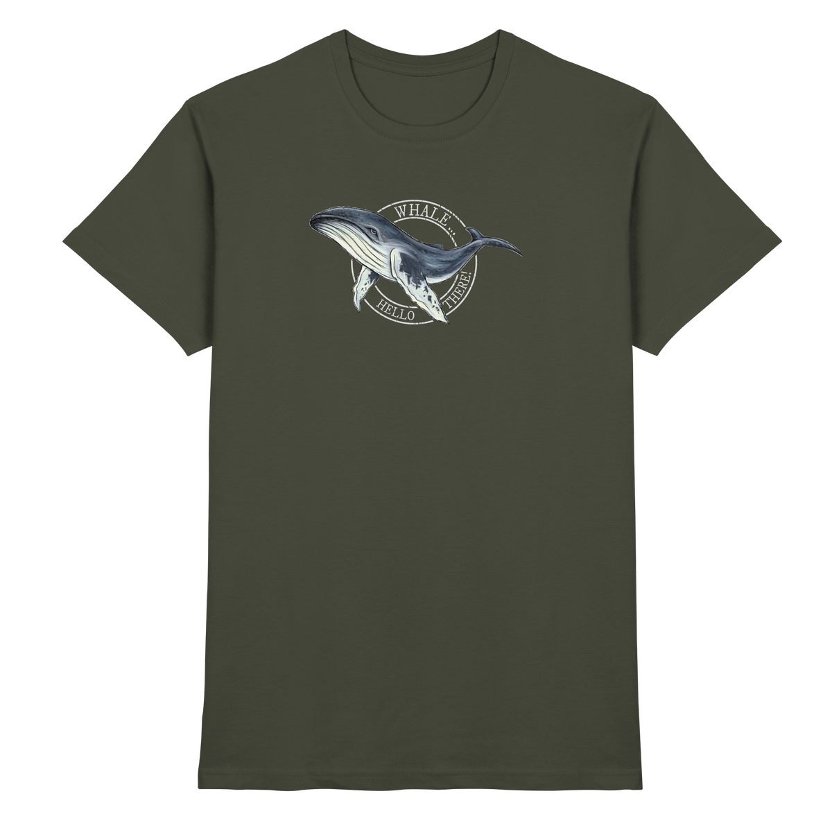 Whale, Hello There | Buckelwal - Premium Shirt