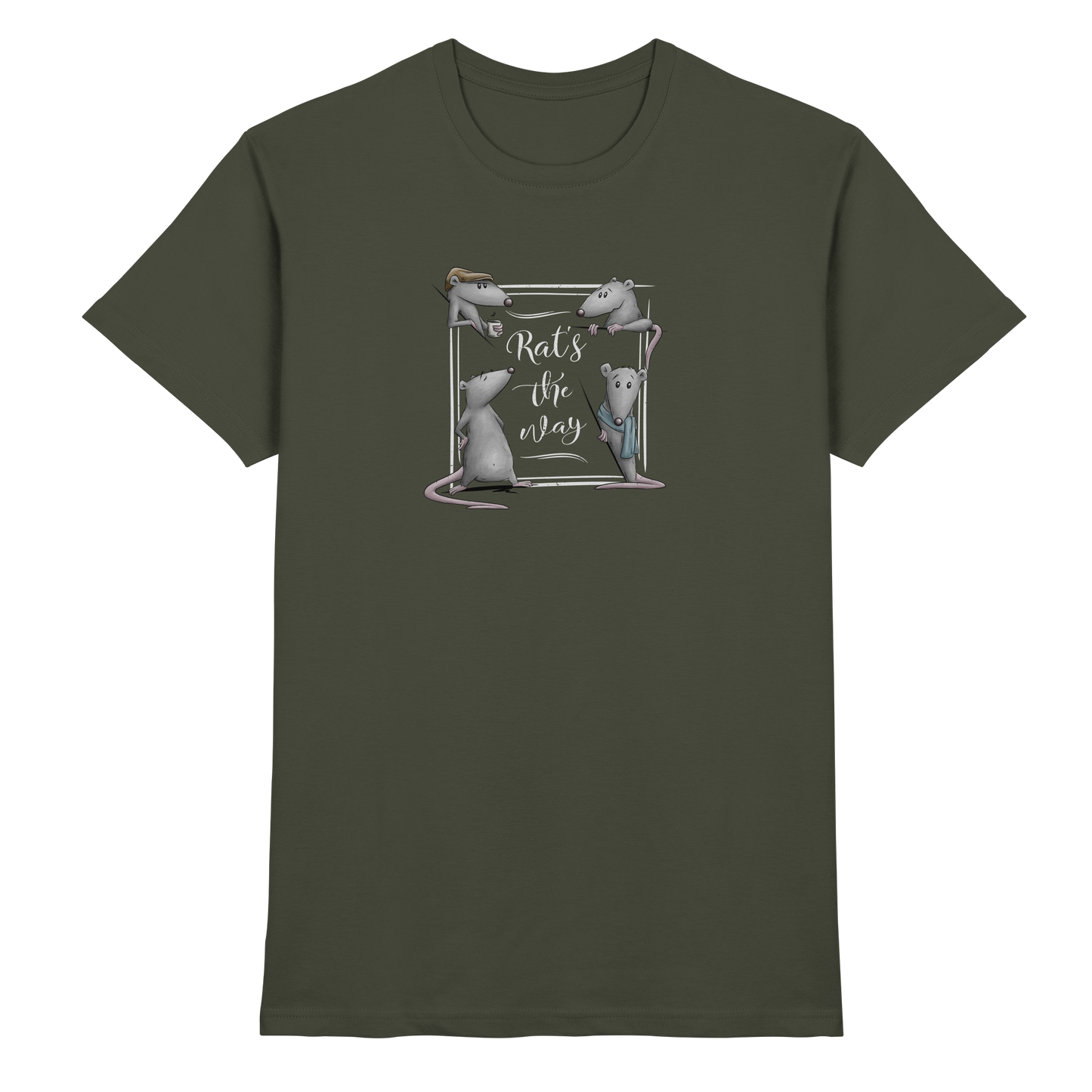 Rat’s The Way Kaffeehaus Ratten - Premium Shirt